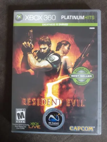 Resident Evil 5 XBOX 360 mídia física