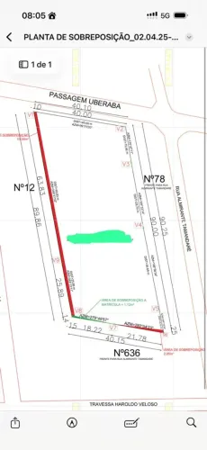 Terreno à Venda no Tapanã 3.600m² | 40 x 90 m | Passagem Uberaba | Belém/PA