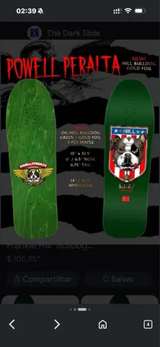 Coleção de skate apartir 499.00