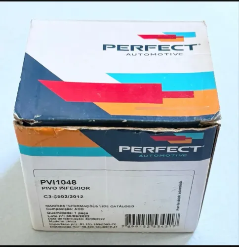 PIVO INFERIOR CITROEN C3-0002/2012 + 3 PARAFUSOS COM ARRUELAS E ROSCA