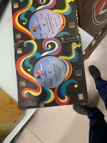 2 discos de vinil compacto Michael Jackson 