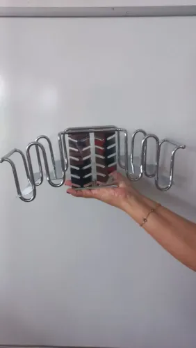 Porta talheres em aço inox