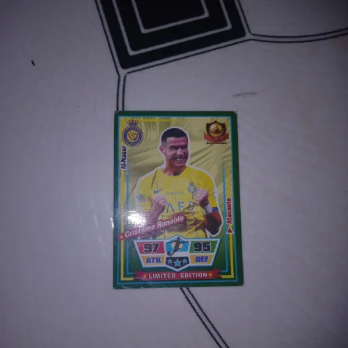 Carta do cristiano ronaldo LIMITED EDITION SUPER CRAQUES!!