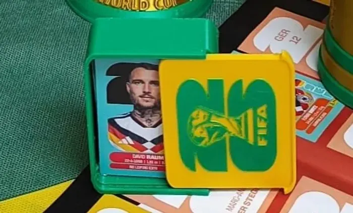 Porta figurinha da Copa 