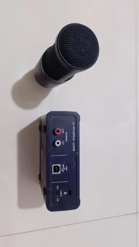 Microfone áudio-technica + u-phoria um2