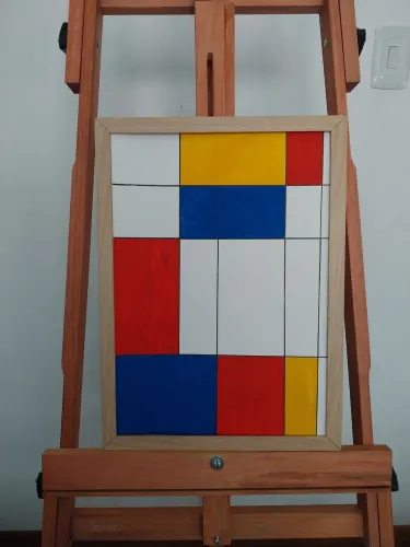 Quadro pintado à mão. 45cm×33cm. Novo!