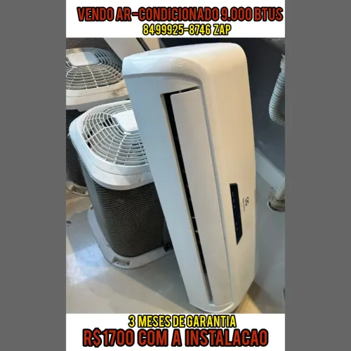 Vendo ar condicionado 9.000 BTUs Eletrolux