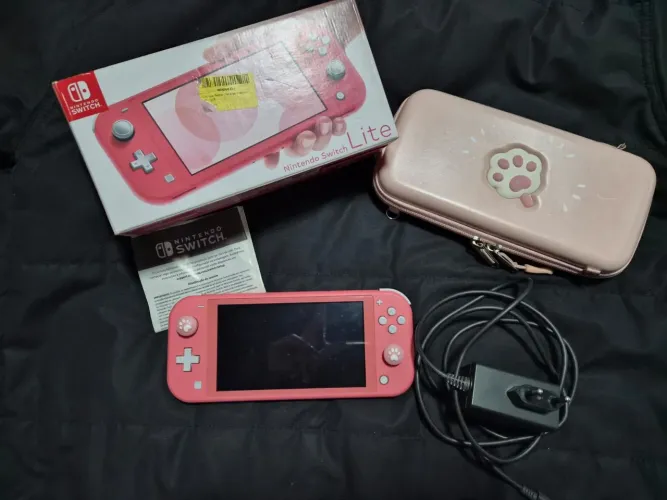 Switch Lite Debloqueado com Case