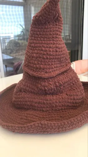 Chapéu Seletor de crochê do Harry Potter