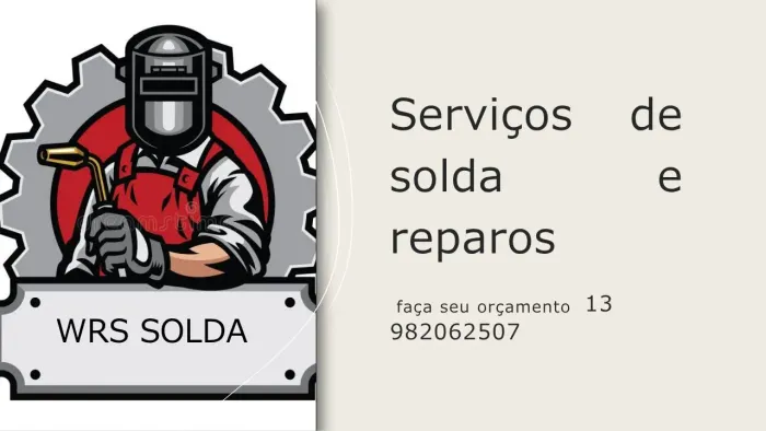 Serviços de solda reparos fabricação 
