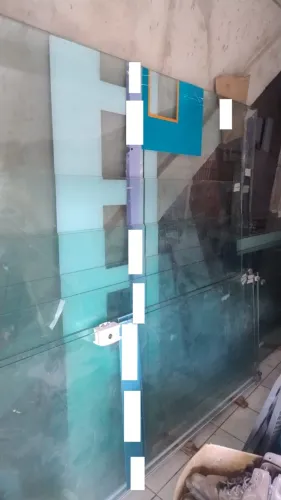 Painel de Vidro Temperado para Lojas