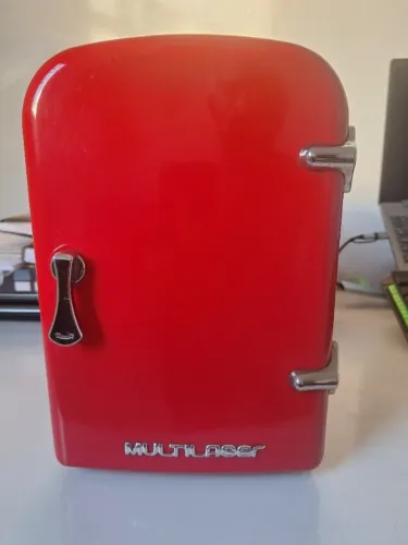 Mini Geladeira Retrô Portátil Trivolt 4L Vermelha Multi tv007out