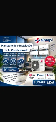Manutenção e instalação de ar-condicionado