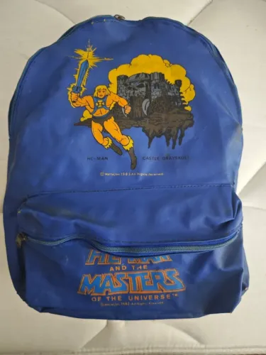 Mochila Vintage He-Man 1983 Original Mattel - Colecionador / Anos 80