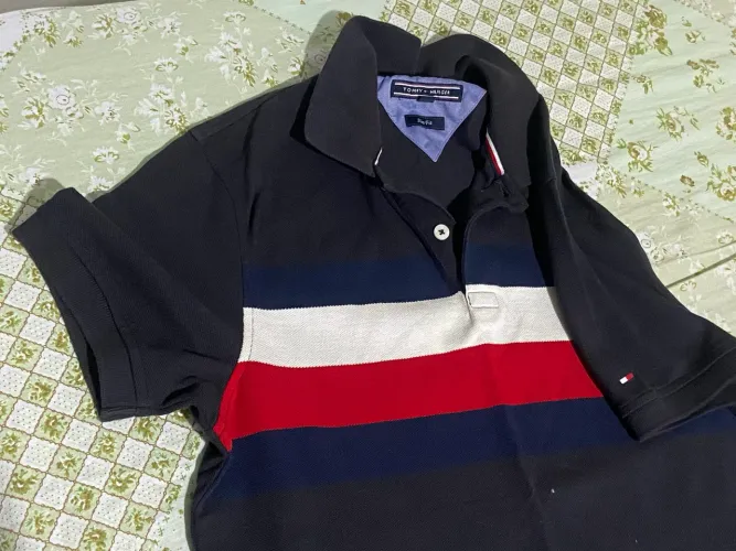 Camisa Polo Tommy Hilfiger Slim Fit Original - Ótimo Estado