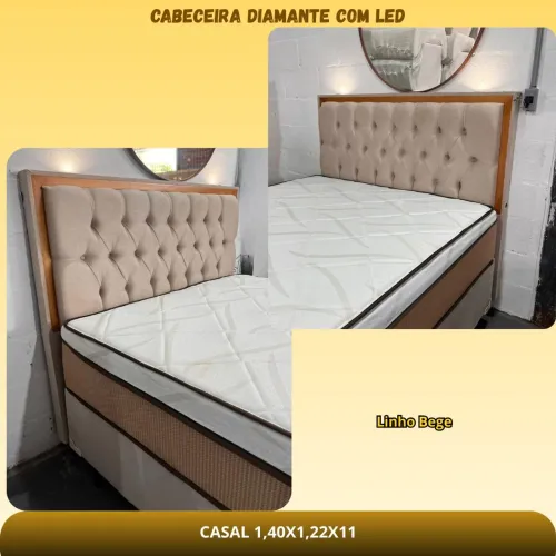 Cabeceira com Led - casal - Queen - king 