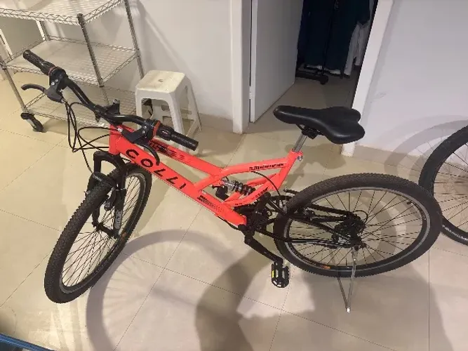 Bicicleta aro 26 dupla suspensão 