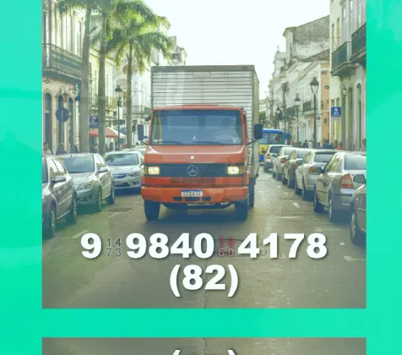 Frete em Maceió, Pajuçara e Jacarecica - Solução rápida para sua mudança!