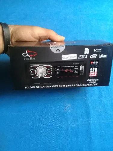 Radio mp3, novo, para carro, Som automotivo - entrada pendrive USB