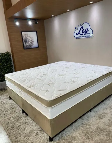 Cama box super king size isofort luxo novas molas ensacadas em promoção!
