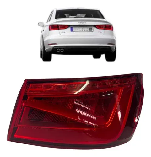 Lanterna Traseira Direita Audi A3 Sedan 2013 A 2016 Original Direito/passageiro Vermelho