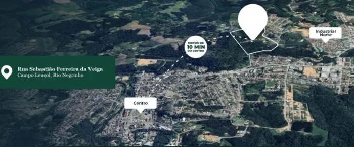 Terreno com 300m², excelente padrão, parcelamento em 180x, Rio Negrinho