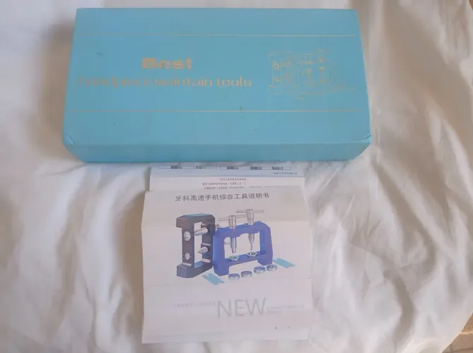Kit completo para montagem,e consertos de canetas odontológica s, novo