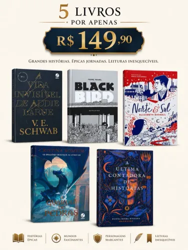 Kit de 5 livros - Darkside entre outros