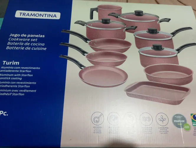 Jogo de panelas 10 peças Tramontina