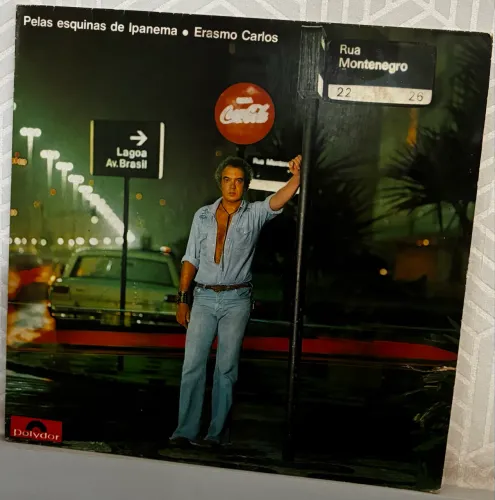 Disco vinil Erasmo Carlos - pelas esquinas de Ipanema