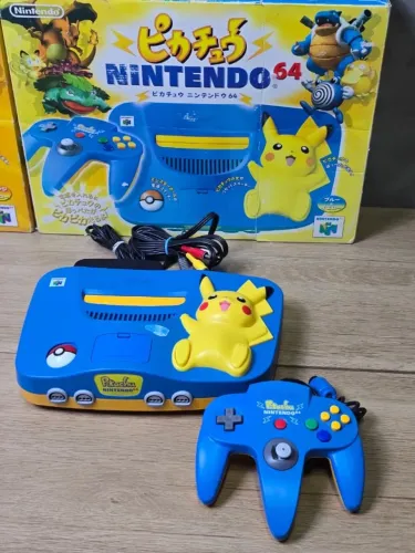 ? NINTENDO 64 PIKACHU EDITION - RELÍQUIA DO RETRO GAMING ?