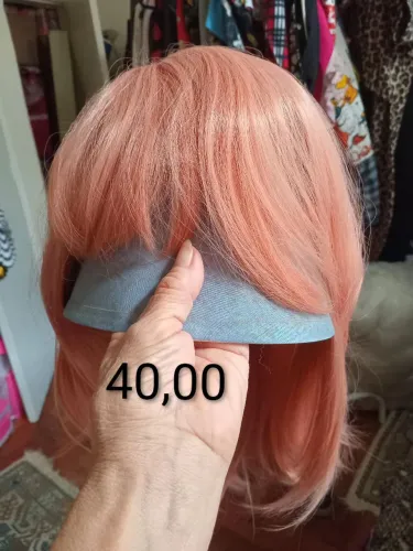PERUCA ANIME COR DE ROSA!