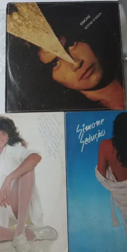 Simone - Lote com 3 Lps vinil zerados