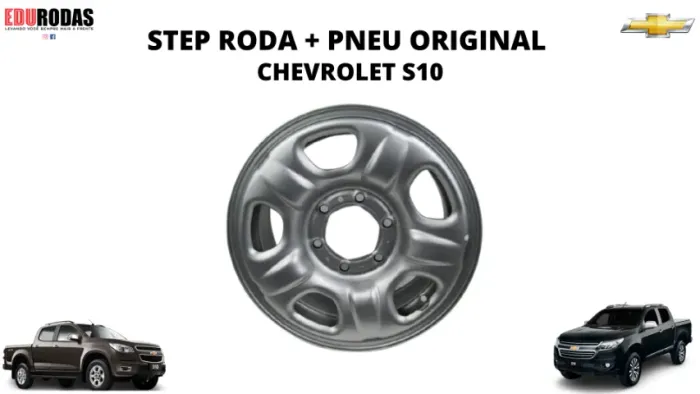 Roda Ferro Step Ou Unidade Gm Chevrolet S10 Original 