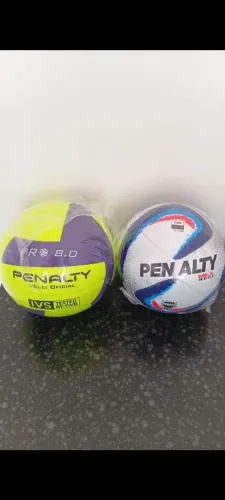 Bola de vôlei Penalty 8.0 Pró//Bola de futsal Penalty Max 1000