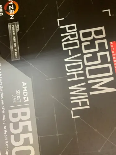 msi b550m vendo na caixa da kabum