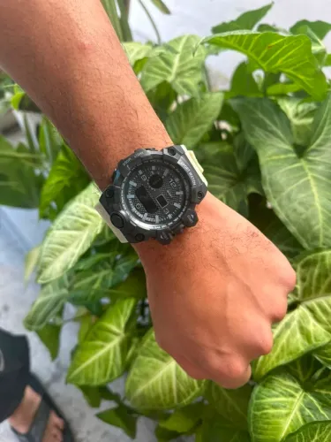 Relógio Eletrónico esportivo pulseira branca