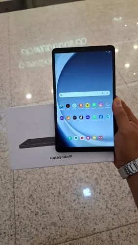 Tablet Tab A9 Samsung 64Gbs 8.7 polegadas pega Chip Faz Ligacao Na Caixa