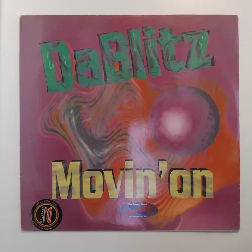 Disco de Vinil 12 polegadas Dance Da Blitz - Movin' on Eurodance anos 90