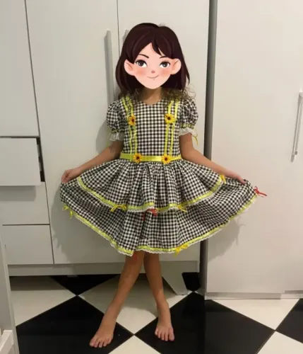 Vestido Junino / São João infantil