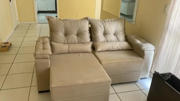 SOFÁ RETRÁTIL RECLINÁVEL VÁRIAS CORES DISPONÍVEIS