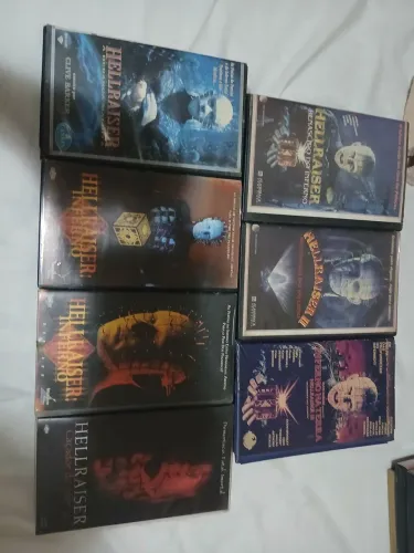 Vhs colecao completa hellraiser renascido do inferno terror