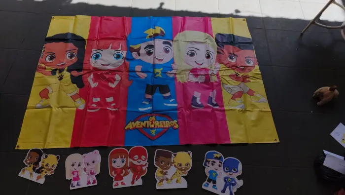 Painel de festa Lucas Neto