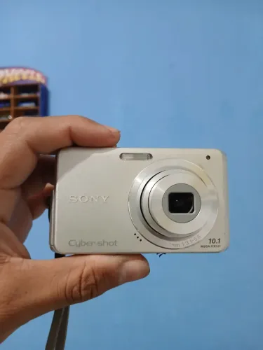 Câmera digital Sony 10.1 mp w180 completa