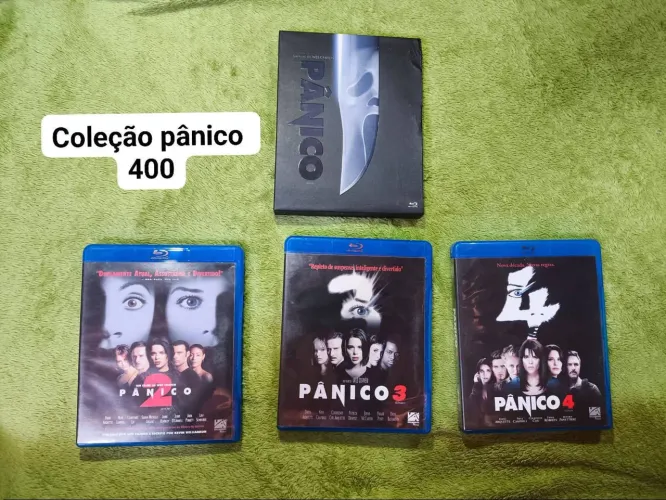 Franquia Pânico 1, Pânico 2, Pânico 3, Pânico 4 em blu-ray