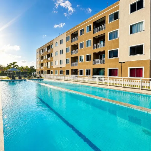APARTAMENTO NO EUSEBIO, COM AREA DE LAZER COMPLETO.
