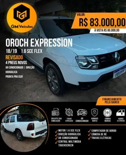 Renault Duster Oroch Exp. 1.6 Hi-flex 16V Mec. 2019