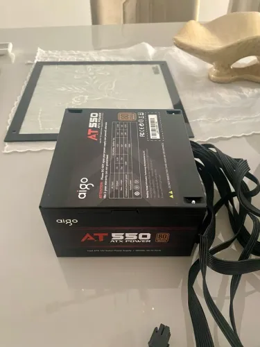 Fonte Aigo Darkflash AT550W 80 Plus Bronze (Nota Fiscal Jun/26 / Semimova)