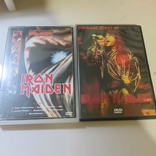 DVD Iron Maiden no fear +The rock story of Iron Maiden