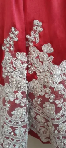 Vestidinho vermelho infantil